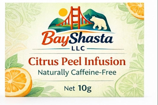 Dried Orange Peel and Herbal Tea Infusion