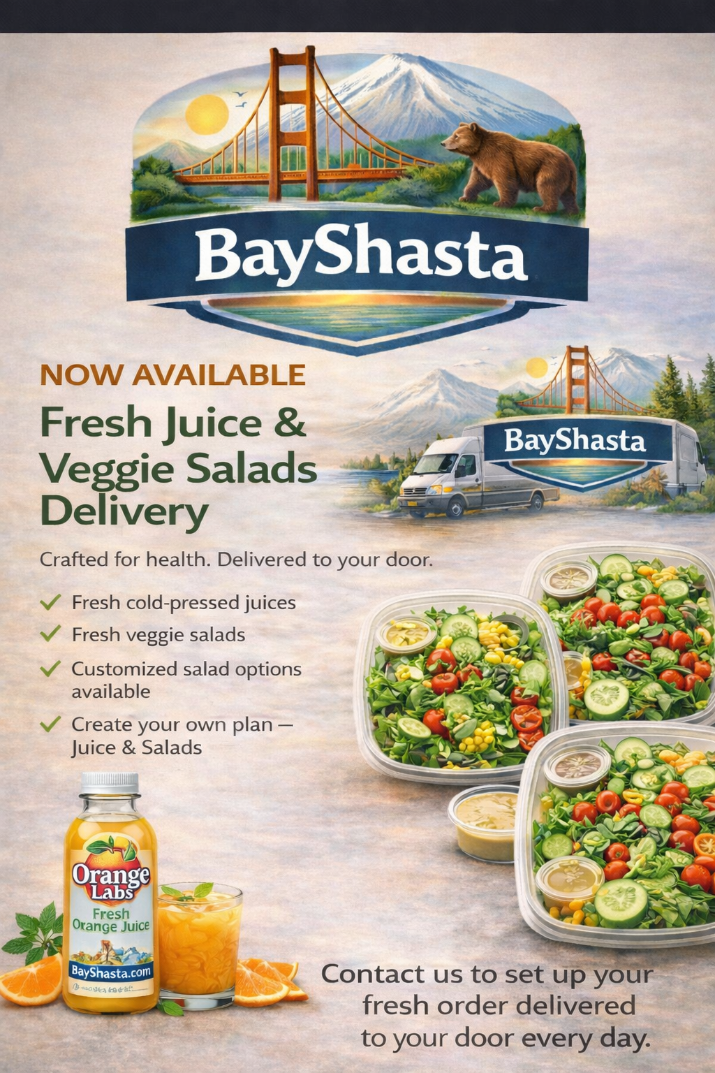 Juices and Salads